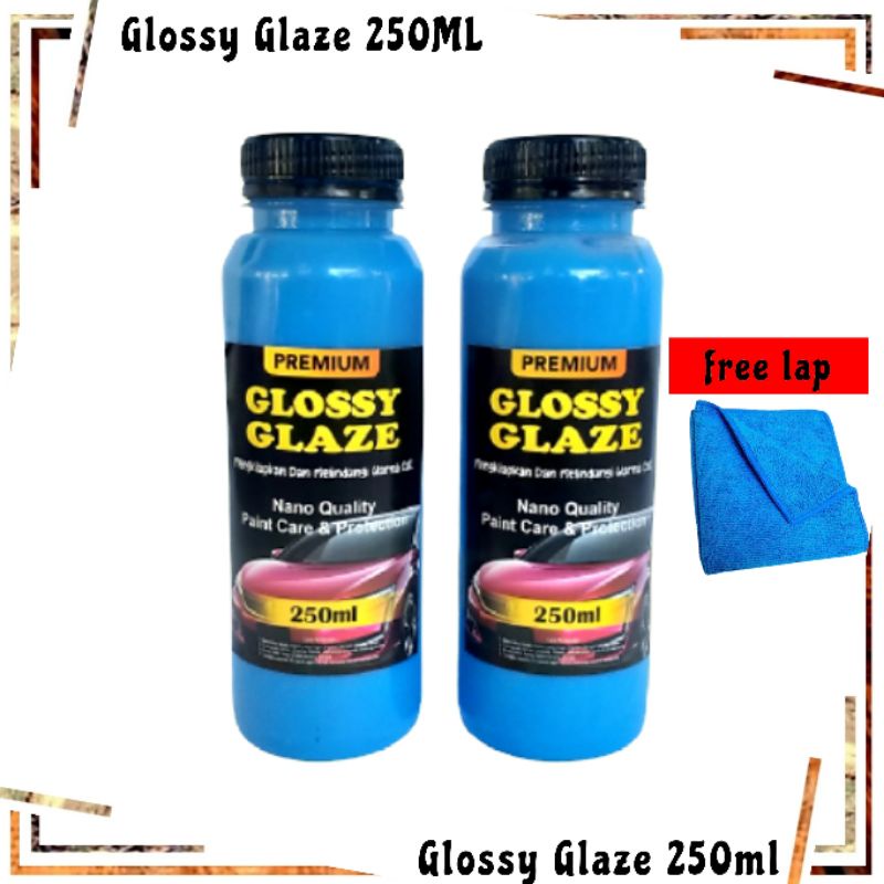 GLOSSY GLAZE Pengkilap body, Pengkilap cat motor &amp;Mobil 250ml