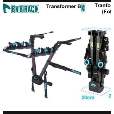 Gantungan sepeda di mobil bnb rack Transformer bisa 3 sepeda dan bisa di Lipat Fold