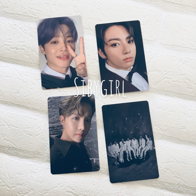 BTS MAP OF THE SOUL 7 Official Photo Card Album Jimin Jhope