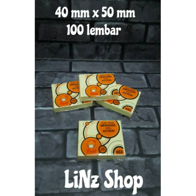 

Memo Pronto kecil 40 mm x 50 mm