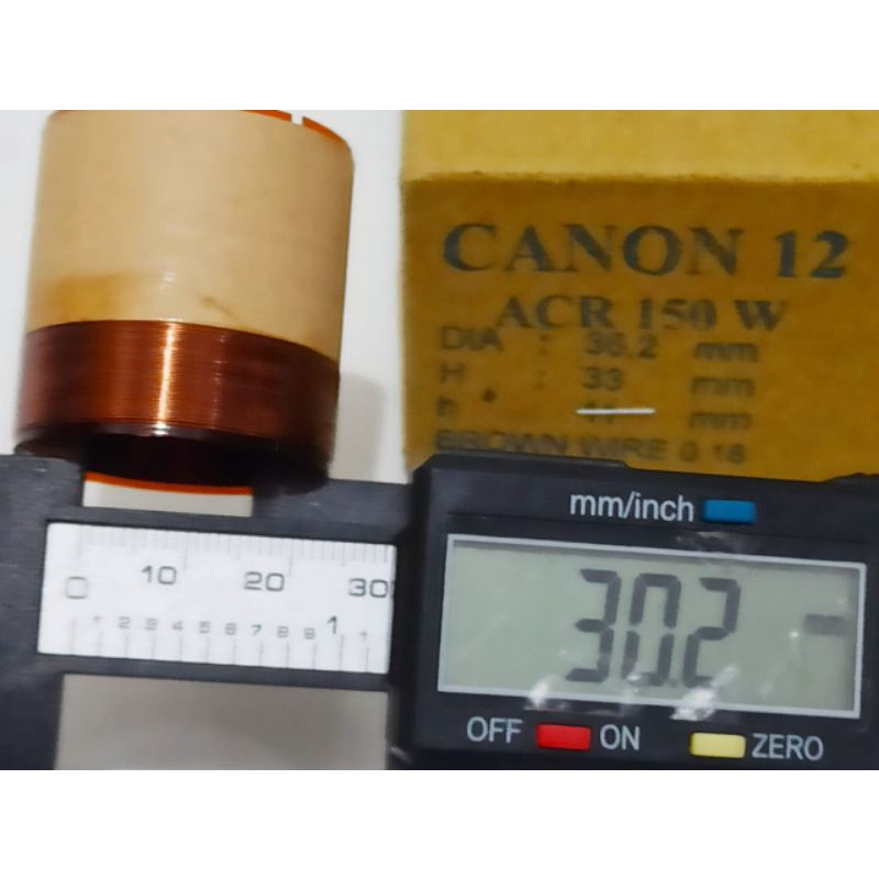 Spul spol spoll spoel speaker 8 inch 12inch 12 inch Cannon 30H120SRW38B voice 30.2mm