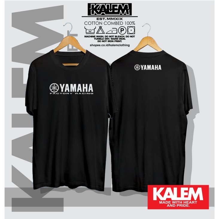 Kaos Baju Logo YAMAHA FACTORY RACING - KALEMCLOTING