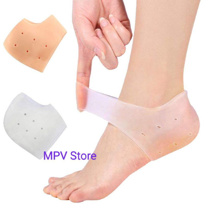 Pelindung Tumit Kaki Silikon Lembut Heel Pad (1Pasang)