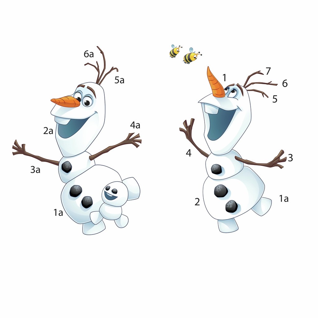 Disney Frozen Fever Olaf - Stiker Dinding RMK3019SCS (C1)