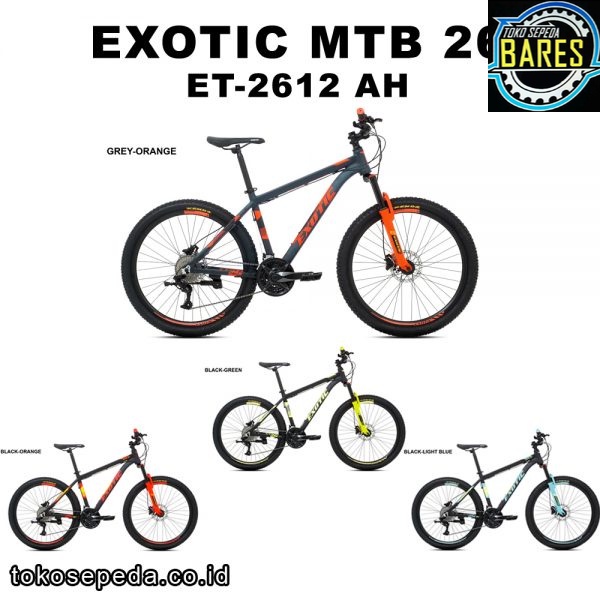 Sepeda Gunung / MTB 26 / 27.5 Exotic ET-2612 AH HD
