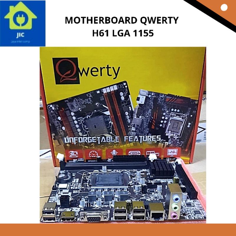 MOTHERBOARD QWERTY H61 LGA 1155