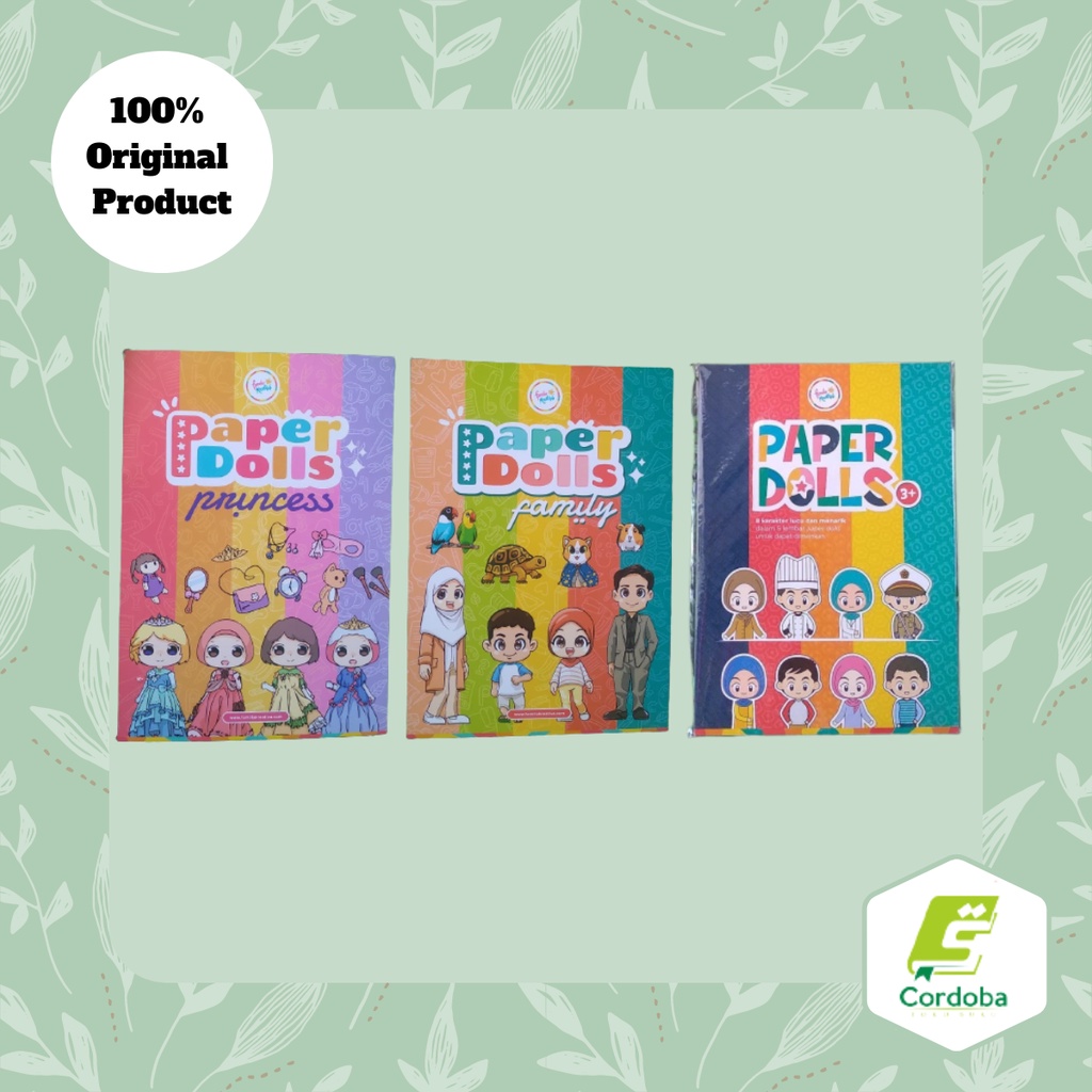Familia Kreativa - Paper Dolls - Bp - Mainan Bongkar Pasang