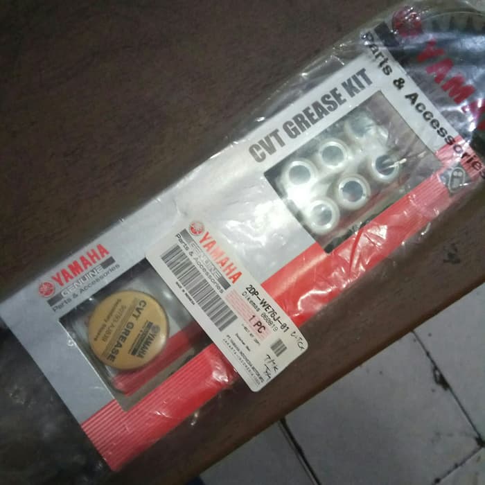 vbelt kit NMAX 2DP + roller + cvt grease ASLI YAMAHA