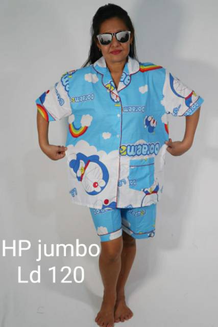 Piama couple baju tidur Hotpen 3/4 mom and kids setelan katun jepang CLoud awan / piyama pajamas