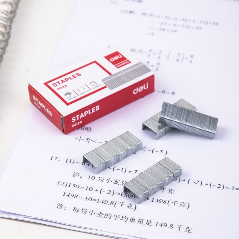 

ATK-POINT | Deli staples / isi stapler 24/6 | stapler no.50 | 25 sheets E0012N
