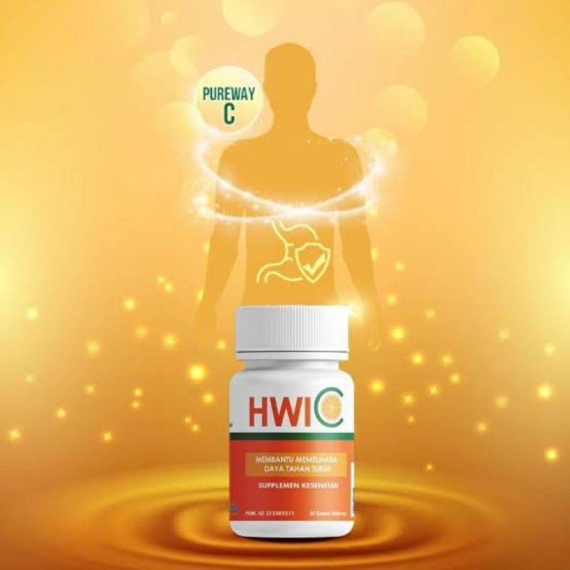 HWIC Suplemen Multivitamin Vitamin C D E & Zinc aman untuk lambung Termurah Terlaris Original
