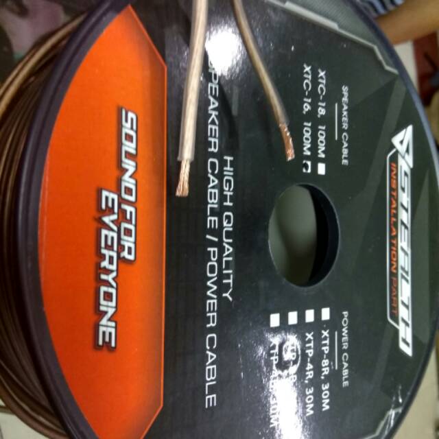 Kabel speaker stealth 16 awg ( midbass , midrange ) per 1 meter