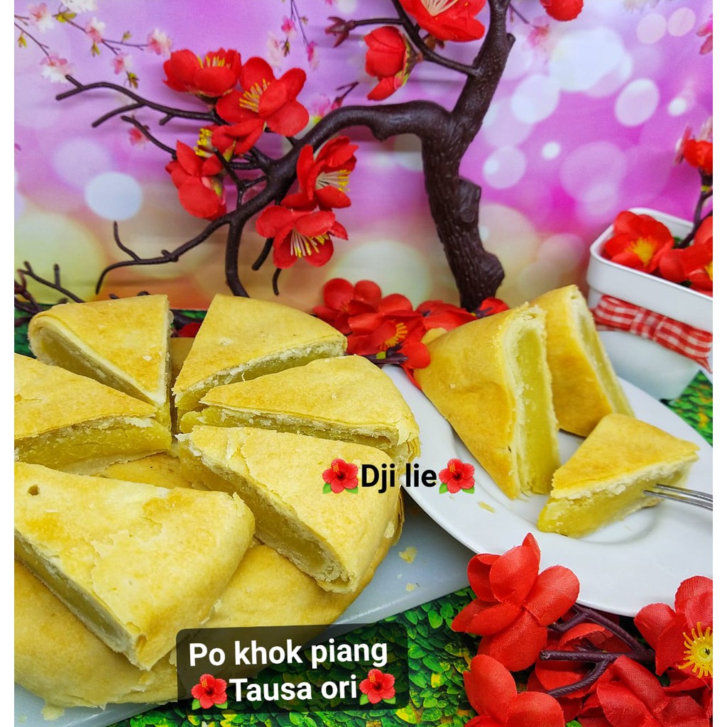 KUE BULAN LAPIA DJIE LIE MOONCAKE  PHOK KHOK PIANG UKURAN BESAR TAUSA SARI KACANG IJO