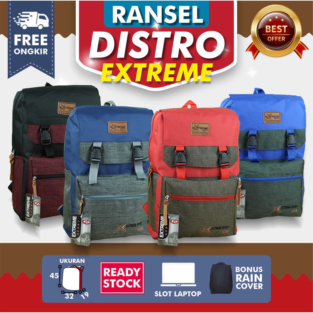 DISKON PROMO OBRAL TAS PUNGGUNG PRIA RANSEL BACKPACK SEKOLAH SD SMP SMA MURAH TERBARU AWET KEREN