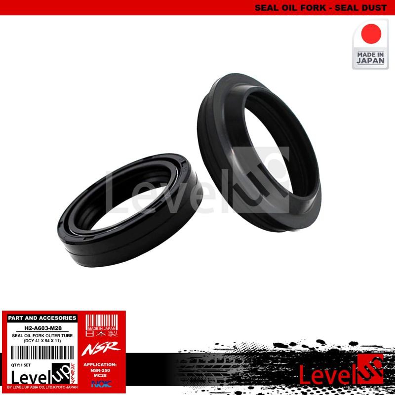 Level Up oil seal fork NSR250 - Seal Shock NSR250 MC28
