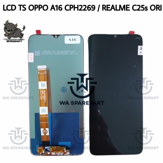 LCD TOUCHSCREEN OPPO A16 CPH2269 CPH 2269 / REALME C25S ORIGINAL ---Terbaru---