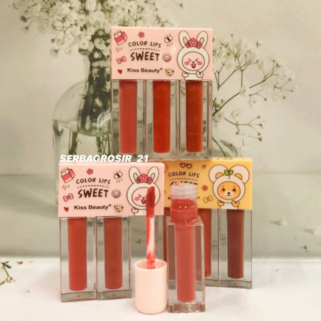 LIPCREAM NUDE KISS BEAUTY COLOR LIPS SWEET 70115-03AB