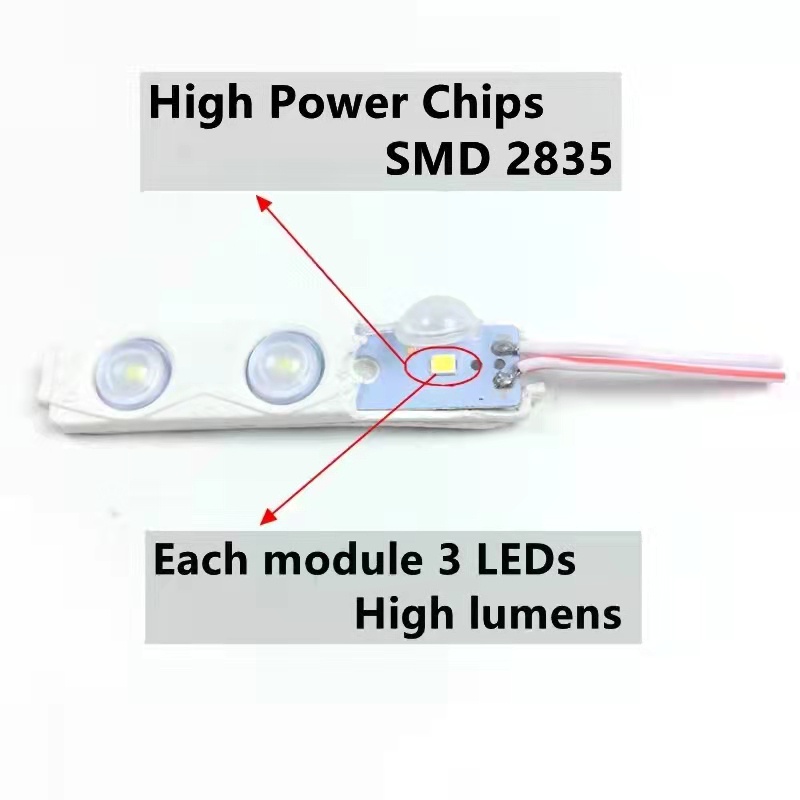 Skia - & LAMPU MODUL LED 3 MATA SMD 2835 12 VOLT / LED MODUL 3 MATA 12V / MODUL 12V