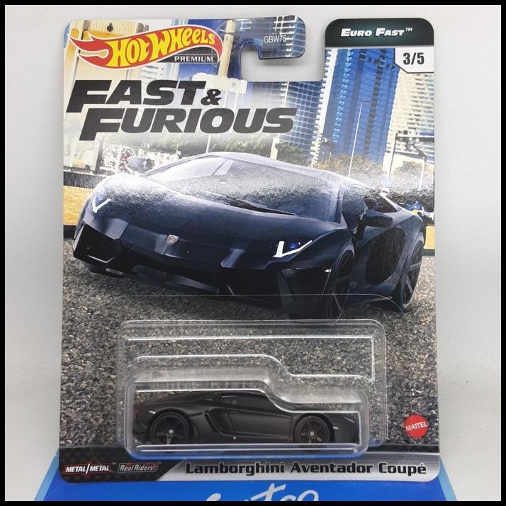 Hot Wheels Fast & Furious Euro Lamborghini Aventador Coupe Hotwheels