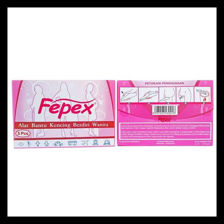 PRIVASI AMAN :) PROMO TERBATAS FEPEX ALAT BANTU KENCING BERDIRI WANITA 1 PACK ISI 5PCS
