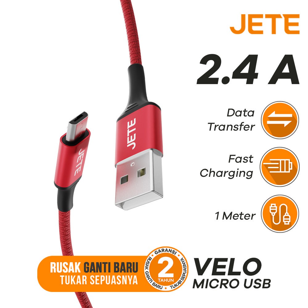 Kabel USB Micro Fast Charging JETE Velo