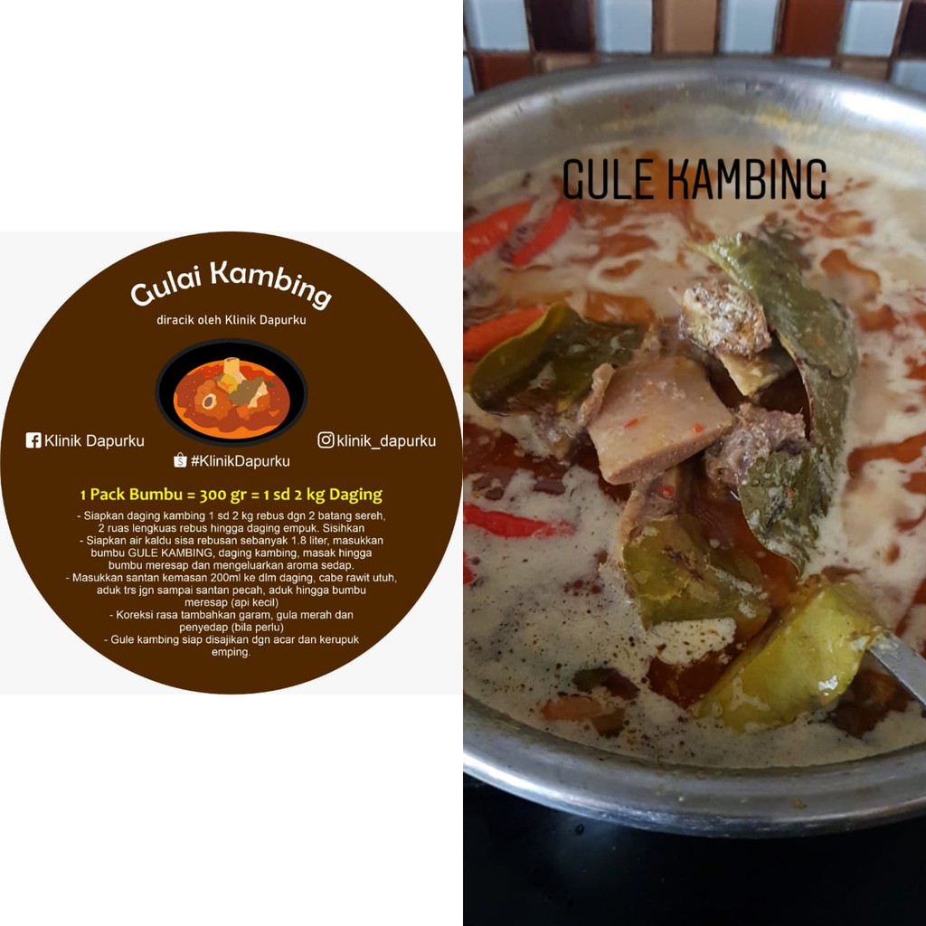 

Bumbu Gulai Kambing #Klinikdapurku