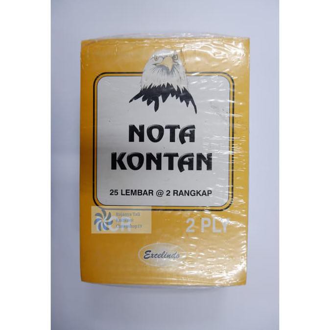 

Buku Nota K2 EXCELINDO Kontan Kecil 2 Ply NCR / Nota Kontan 2 Rangkap TERUJI