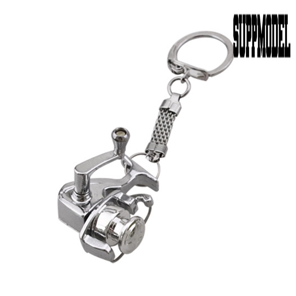 Suppmodel Gantungan Kunci Bentuk Drum Reel Mini Bahan Alloy
