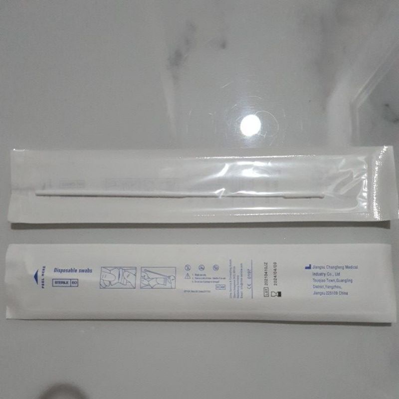Swab stick Nasofaring/Buffer Cairan/ Extraction Tube per 5pcs