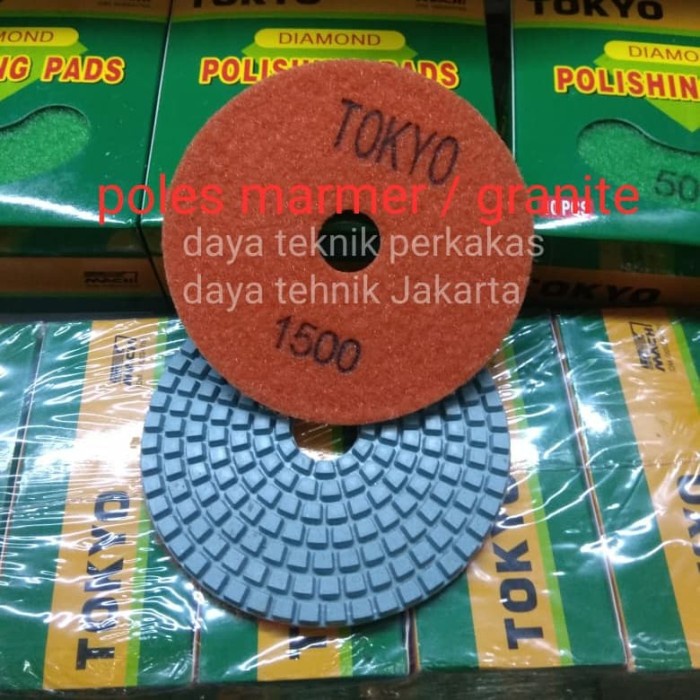 polishing pad #1500 - diamond pad poles marmer - pad poles granite