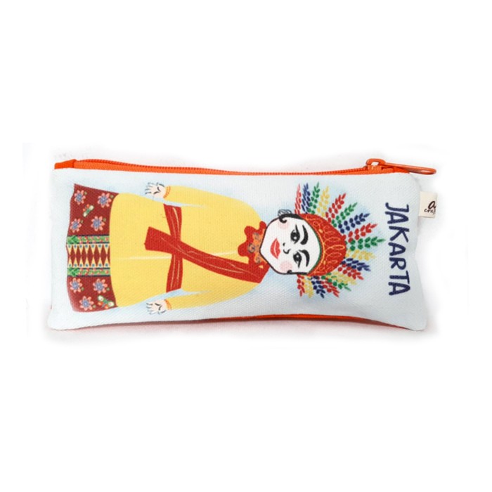 

Tempat Pensil Pouch Anak Kanvas Souvenir Khas Jakarta CP2 002