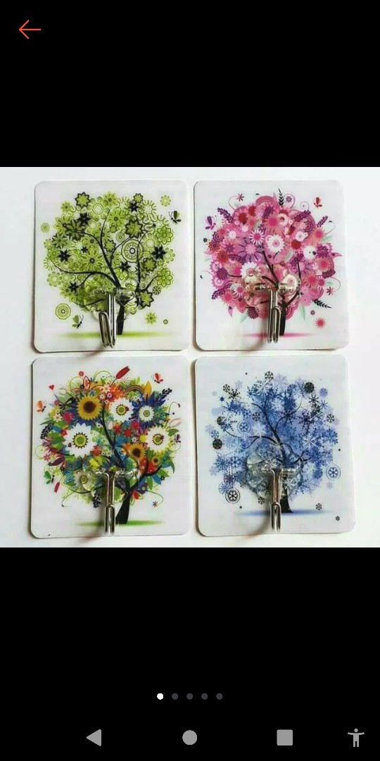 Gantungan Tempel Dinding Keramik Kaca