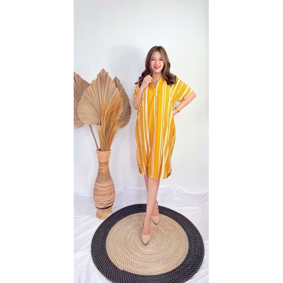 Daster Bali Busui-BSI - OMIRA MUSTARD