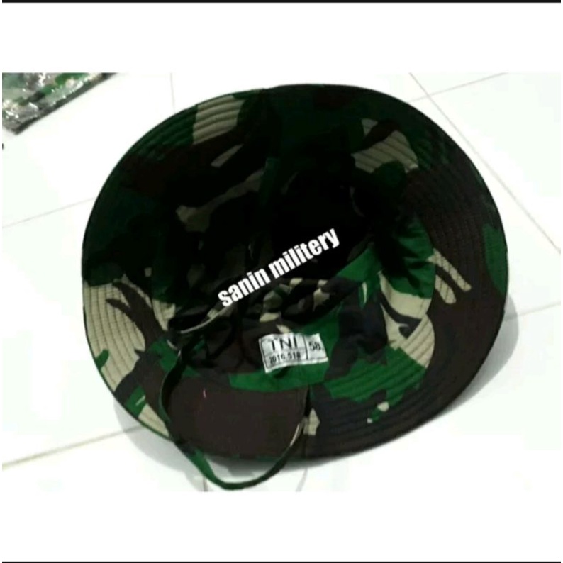 Topi Rimba Jatah TNI / Topi Rimba TNI