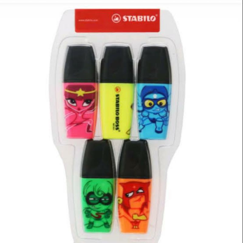 

Highlighter Stabilo Boss Mini Special Edition Mini Heroes