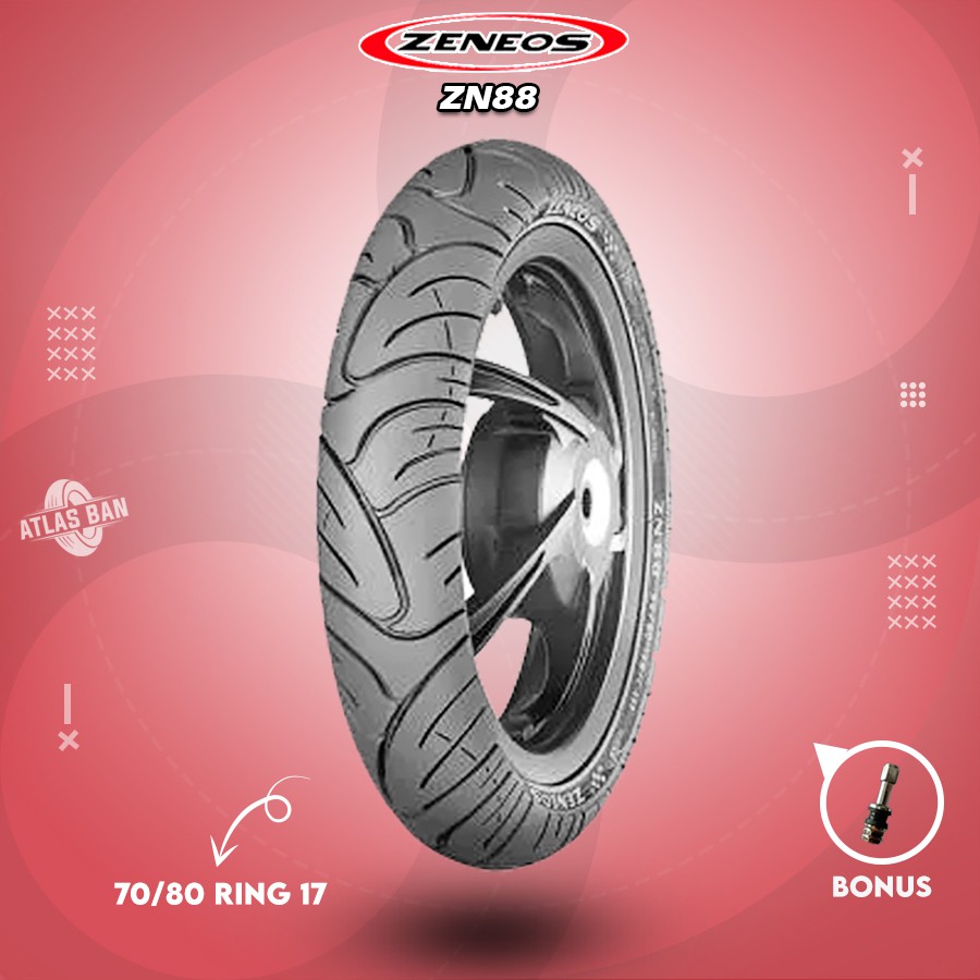 Ban Tubles Motor Bebek ZENEOS ZN88 70/80 Ring 17 Tubles