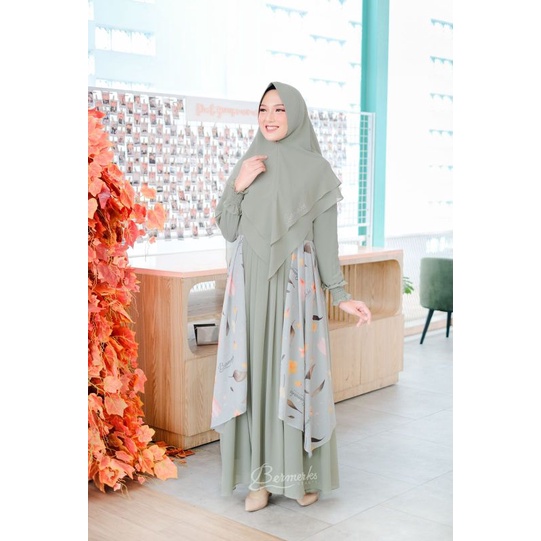 HUMAIRA NAVIZA ORI BY BERMERKS | GAMIS SET KHIMAR KODE HUMAIRA NAVIZA ORI BERMERKS | DRESS HUMAIRA B