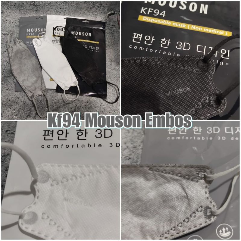 MASKER KF94 MOUSON ORIGINAL ISI 10PC PREMIUM BEST SELLER HIGH QUALITY