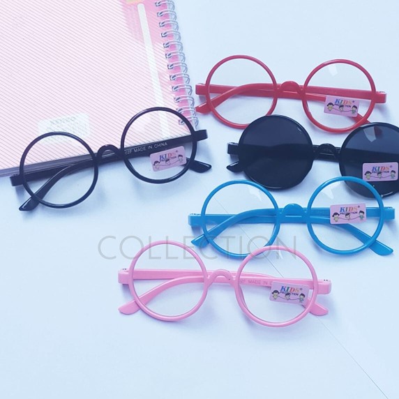 Olshop - Kacamata Gaya Anak Anak LAki dan Perempuan Model Bulat Kacamata Anak Gaya Terbaru Kacamata Anak Boboho Kacamata Anak Laki Laki dan Perempuan Lucu Kacamata Anak Murah-1