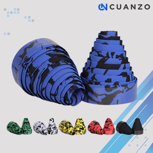 Handlebar Tape Sepeda 2M x 30MM 2PCS / Karet Tape Gulungan Pembungkus Stang Sepeda Balap / Tape Hand