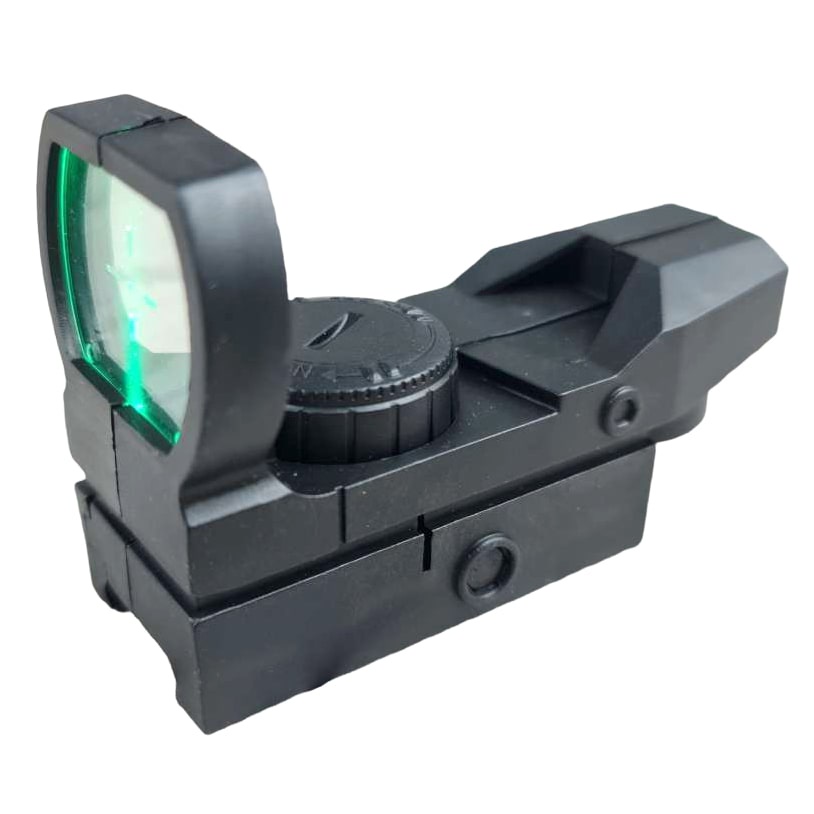 Kekeran Teropong Holographic Green Dot Scope 20mm Rail Mount - HD23 - Black