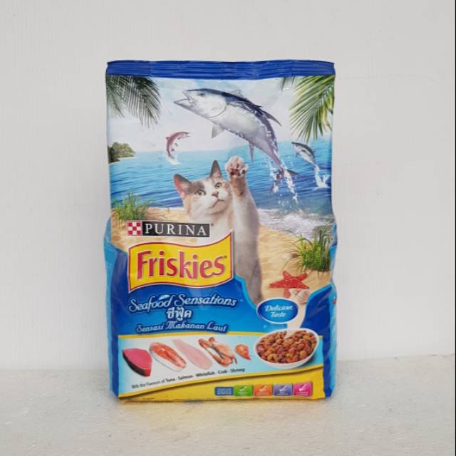 Friskies Seafood Sensation 450gr - Makanan Kucing Dewasa Frieskis 