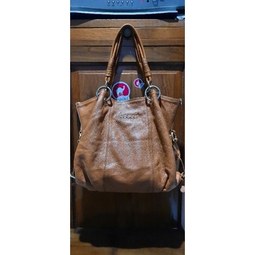 tote bag kulit asli kulit mantul brand SISLEY (monza bag), harga nett no nego