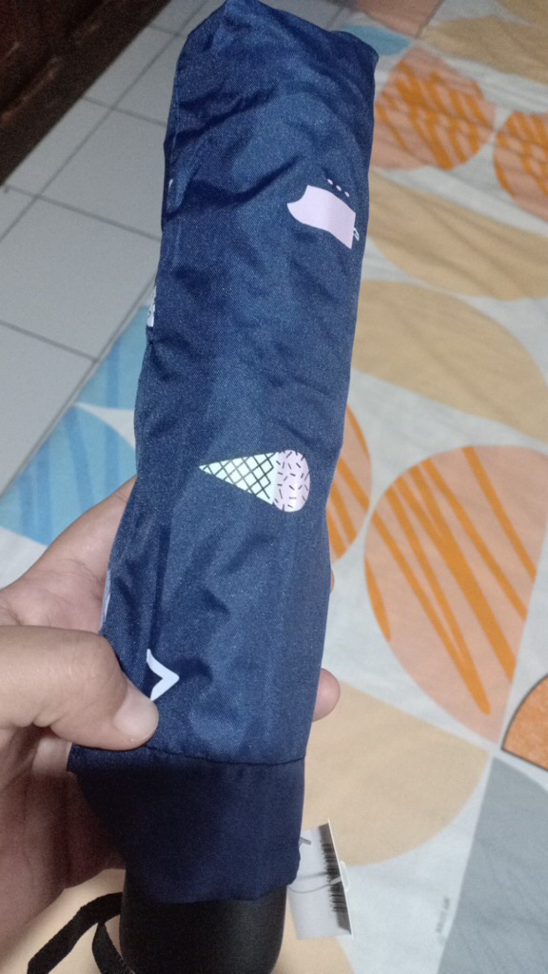 Jktumbrella / Payung Lipat 3 Ice Cream Nanas Pineapple / Lapis Hitam Uv / Grc - 1904