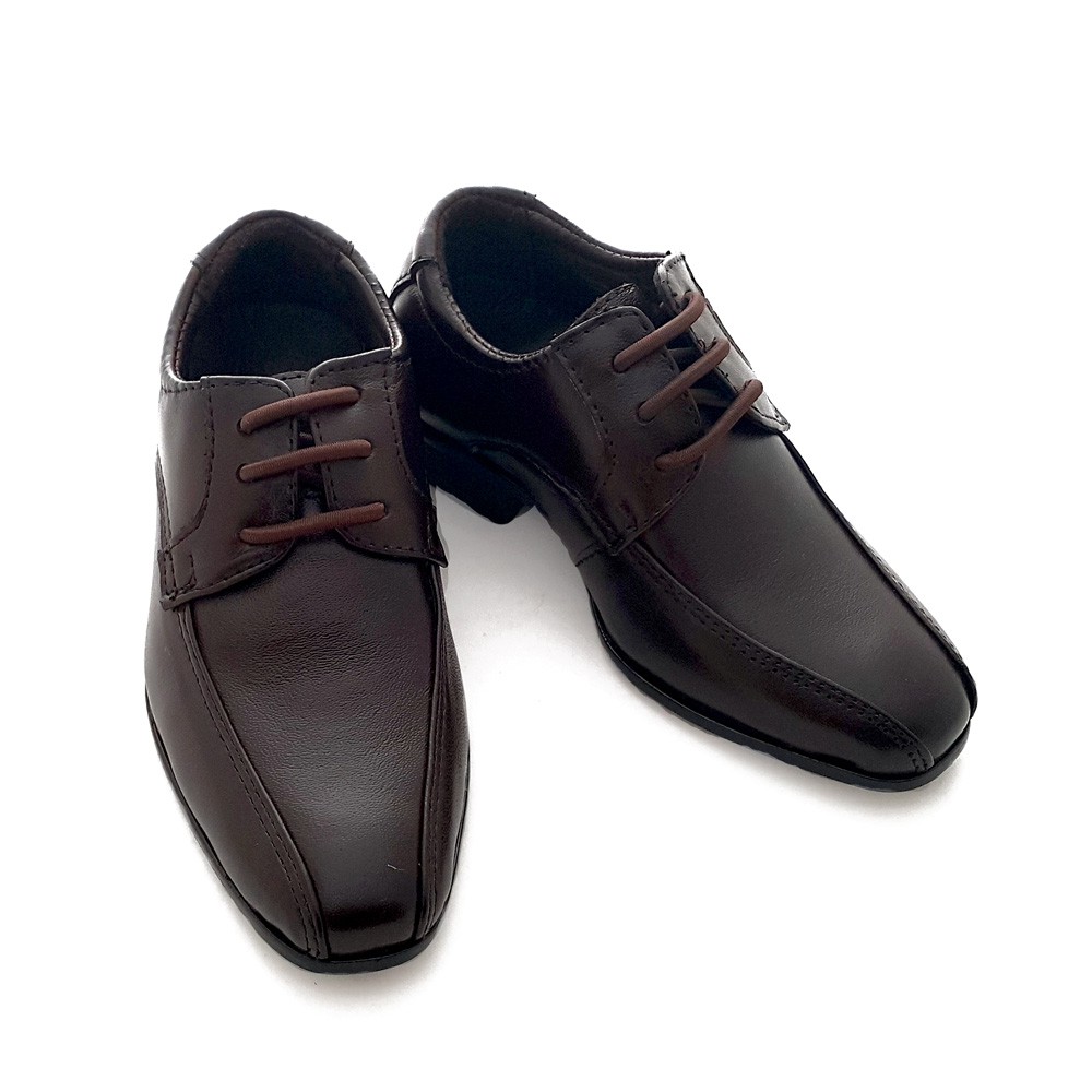 Lullabee Shoes - Arthur Brown (Size 33) | Sepatu Pantofel Anak Laki-Laki