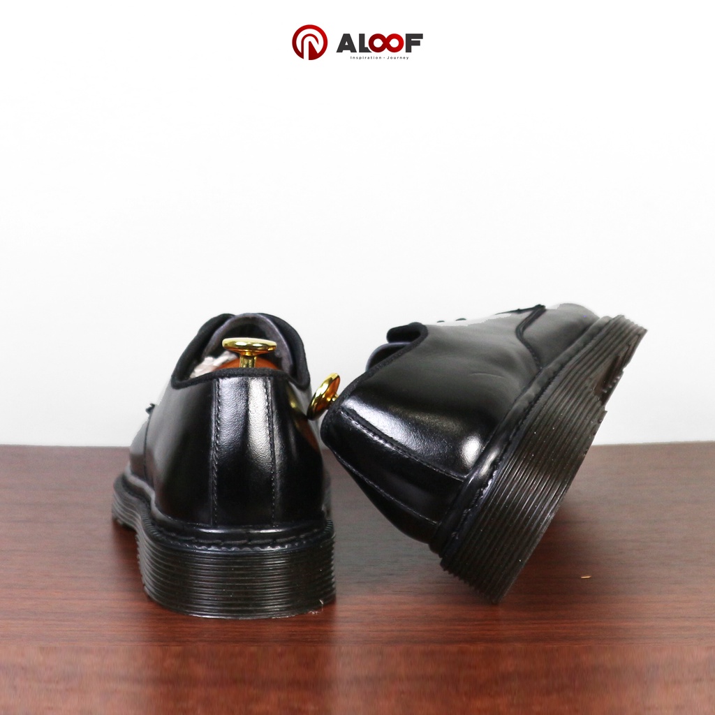 38-45 Aloof DELOW - Sepatu Low Boots Formal Docmart Pria Original Kulit Asli-6