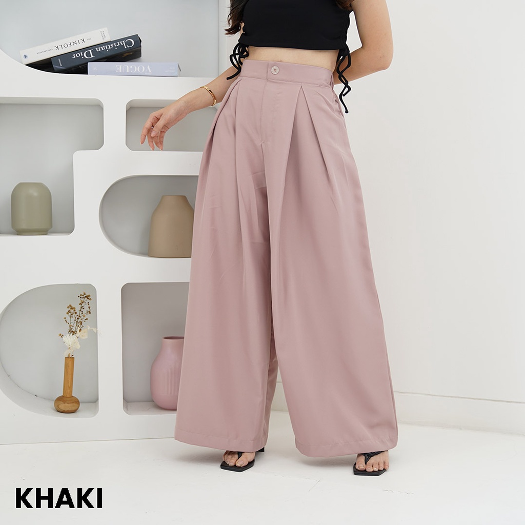 Narnia Palazo Pants Bawah Kulot Wanita