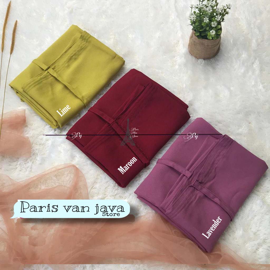 Hijab Bergo Maryam Tali Non Pad Moscrepe Jumbo(L) | Jilbab Bergo Maryam Premium | Kerudung Jumbo | Bergo Tali | Bergo Moscrepe