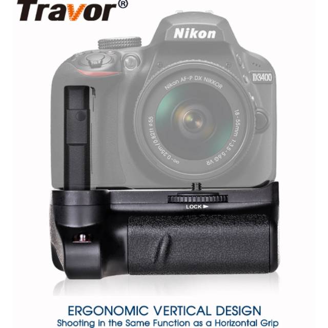 Battery Grip for Nikon D3400