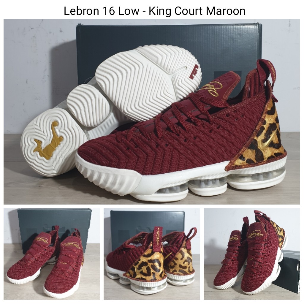 maroon lebron 16